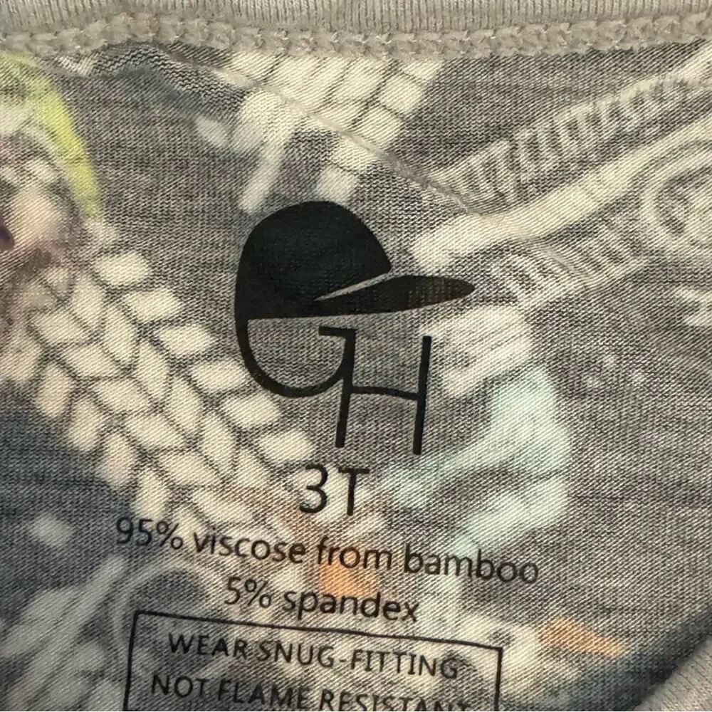 Georges Hat Motorcross Bamboo Pajama Set